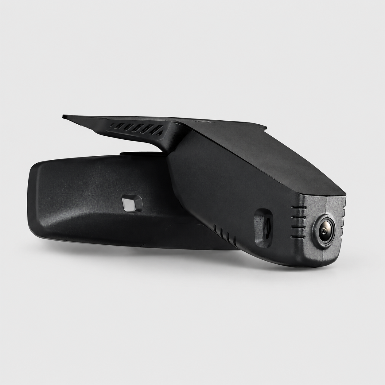 Clean unbranded product master of a hidden dash camera