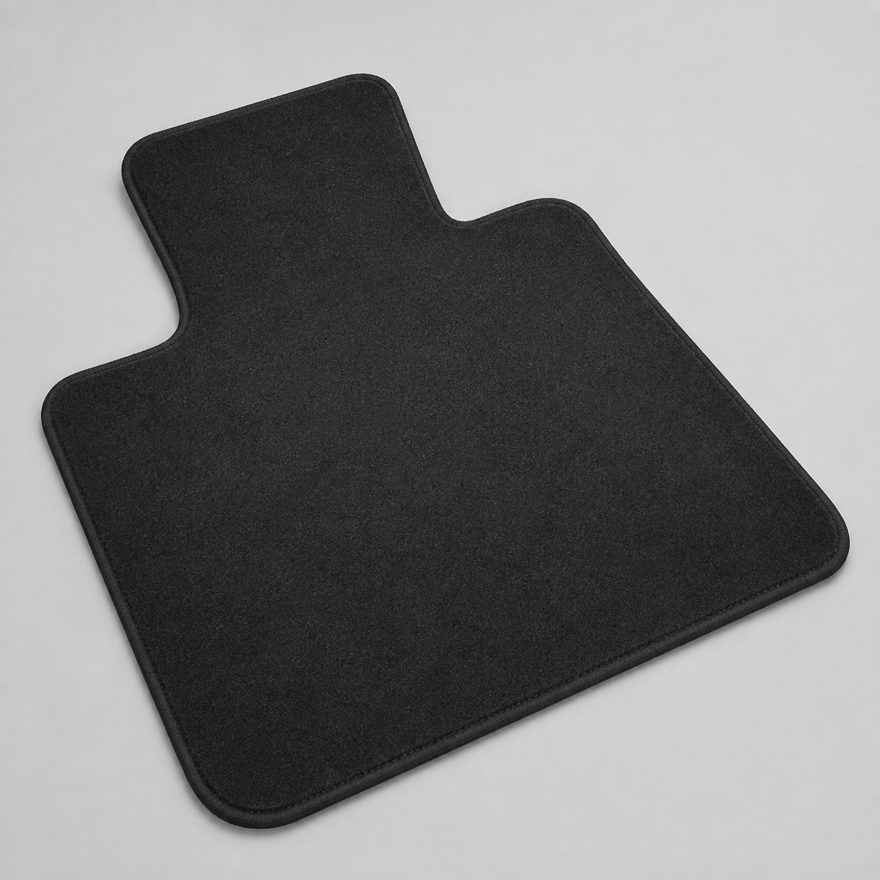 Clean unbranded product master of a carpet floor mat